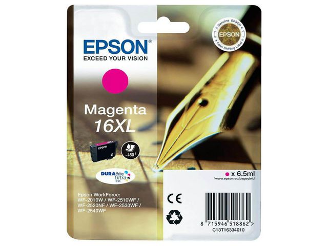 Blekk EPSON 16XL C13T16334012 magenta