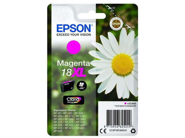 Blekk EPSON 18XL C13T18134022 magenta