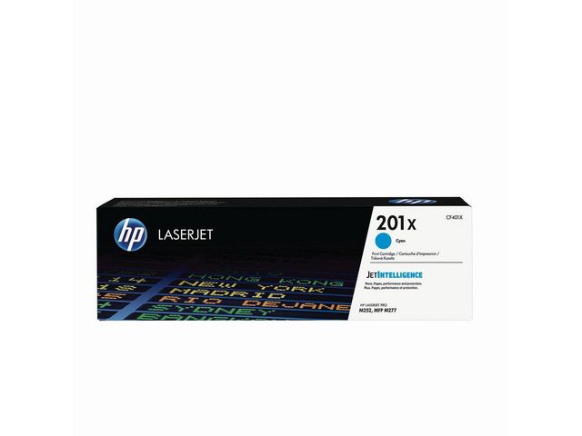 Toner HP 201X CF401X 2.3K blå