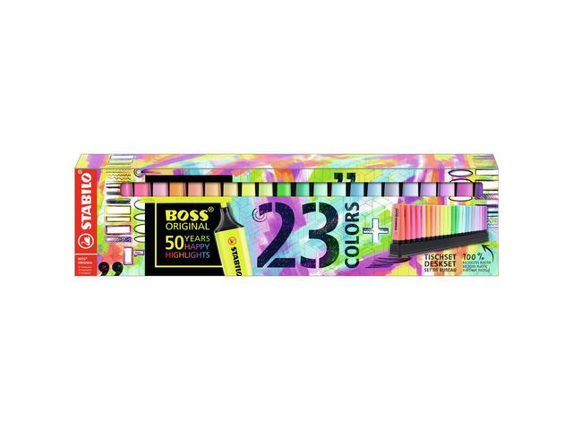 Text markers STABILO Boss 50 years (23)