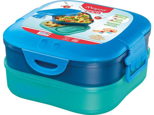 Lunch box MAPED 3-in-1 blue