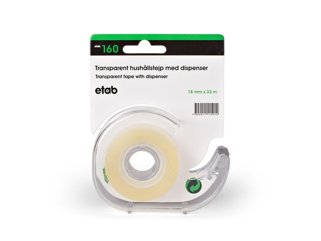 Tape ETAB 18mm x 33m ready w/dispenser