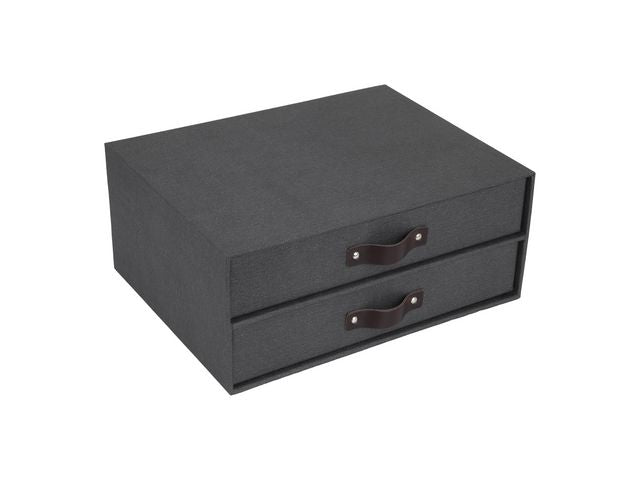 Drawer cabinet BIGSO Birger A4 2 drawers black