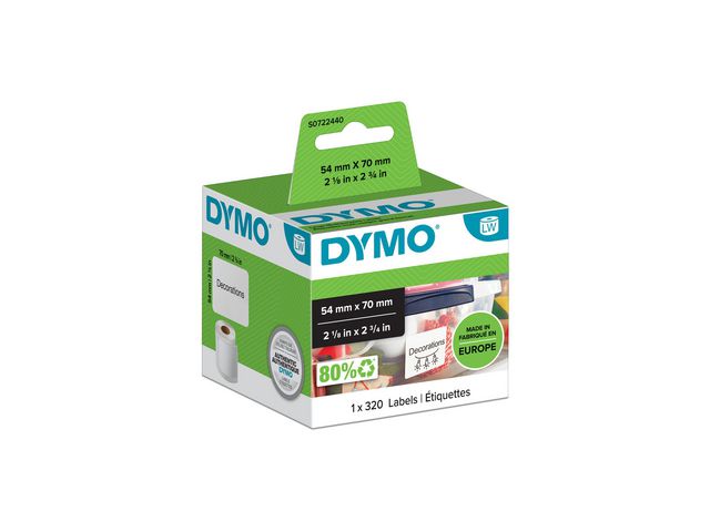 Etikett DYMO diskett 70x54mm (320)