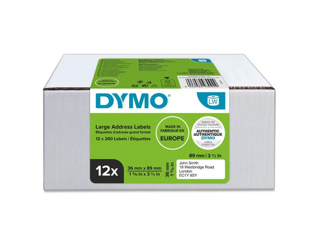 Label DYMO Address 36x89mm 260pcs (12)