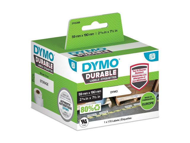 Etikett DYMO Durable 59mm x 190mm (170)