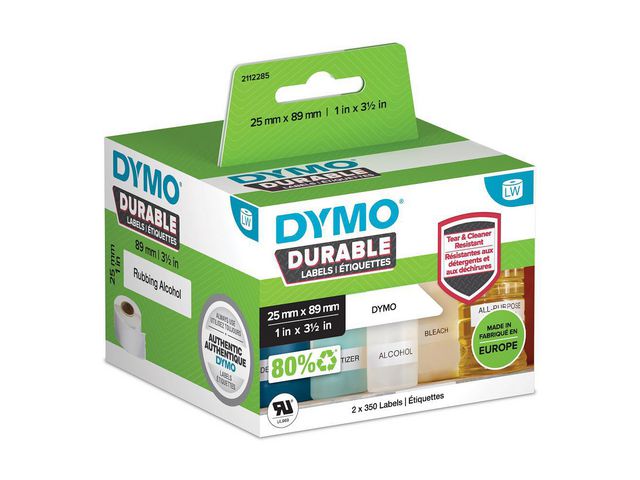 Etikett DYMO Durable 25mm x 89mm (700)