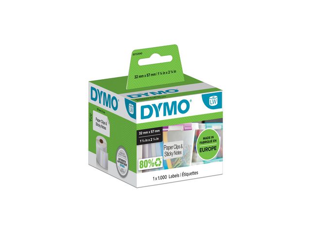 Etikett DYMO universal 57x32mm (1000)