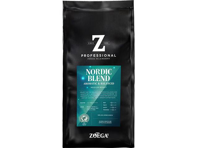 Kaffe ZOEGAS Nordic hele bønner 750g