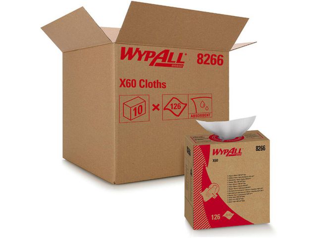 Klut WYPALL X60 hvit pop-up (126)