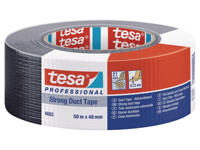 Canvas tape TESA 48mmx50m black