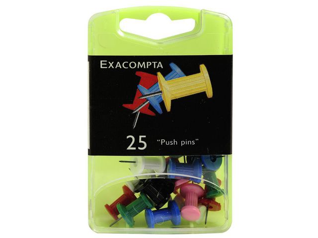 Map pins EXACOMPTA 10x7mm Asso (25)