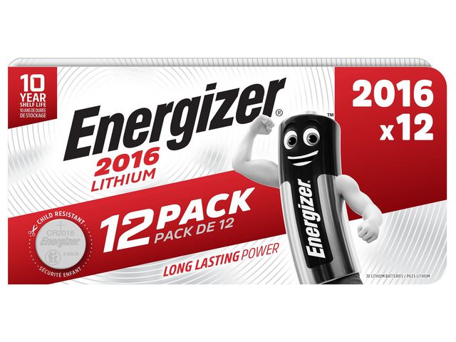 Batteri ENERGIZER Lithium CR2016 (12)