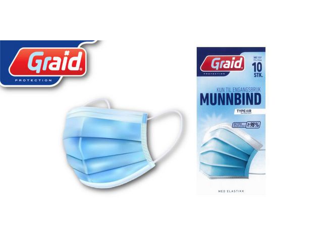 Munnbind GRAID Type IIR (10)