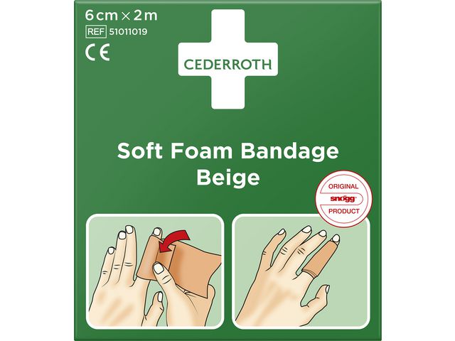 Bandage CEDERROTH Soft Foam 2m beige