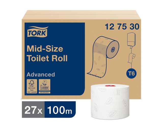 Toalettpapir TORK Advance 2L T6 100m