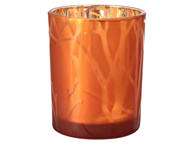 Light holder DUNI 100x80mm Shimmer Rust