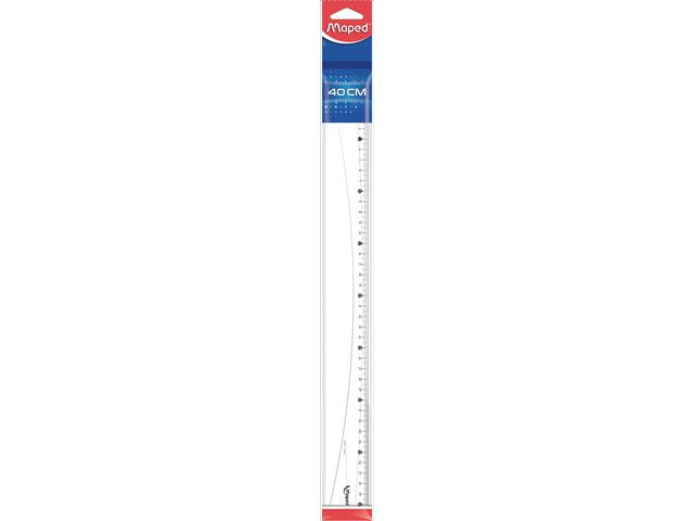 Ruler MAPED plastic 40 cm