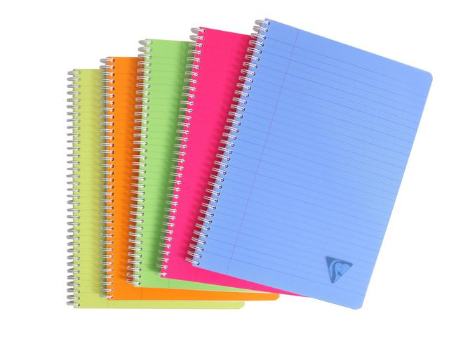 Notebook CLAIRFONTAINE A4 PP lined