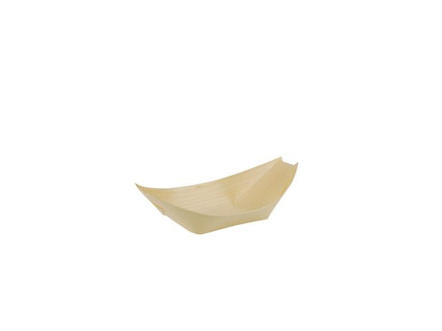 Demo bowl PURE wood 14x8.2cm boat (50)