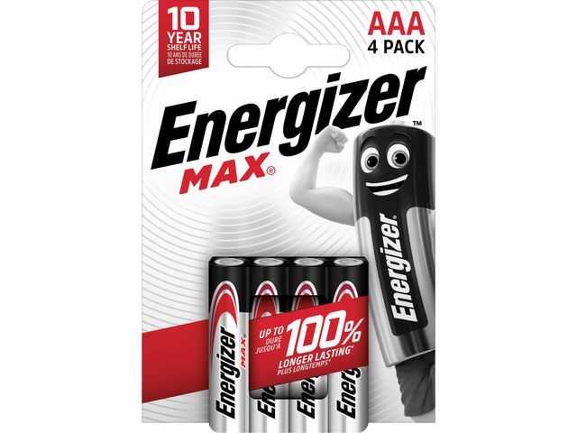 Batteri ENERGIZER Alk Max AAA/LR03 (4)