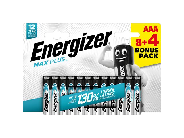 Batteri ENERGIZER Max Plus AAA (12)