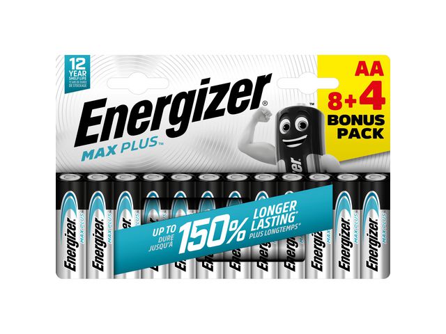 Batteri ENERGIZER Max Plus AA (12)