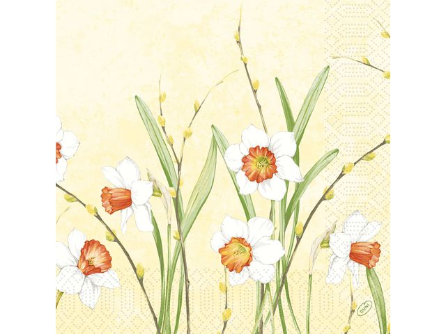 Serviett DUNICEL 40x40cm Daffodil J(250)