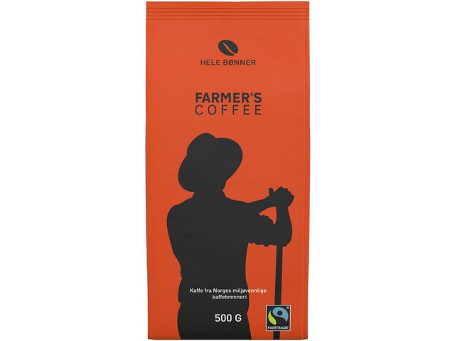 Kaffe FARMERS hele bønner 500g