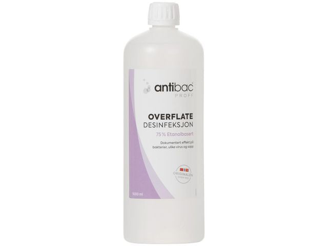 Overflatedesinfeksjon ANTIBAC 75% 1L