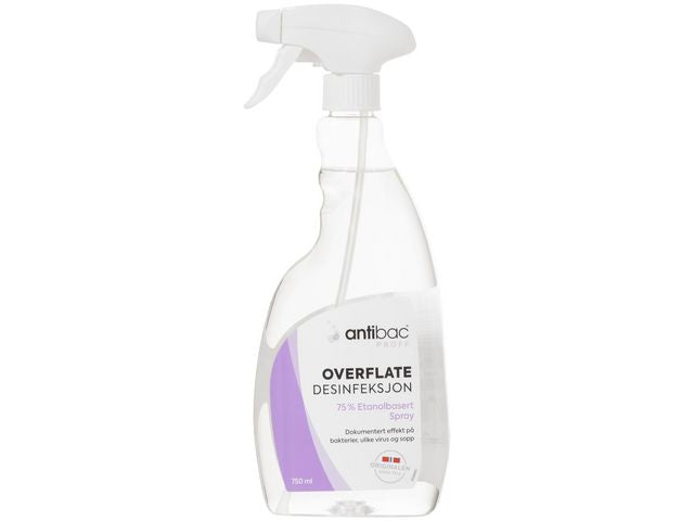 Overflatedesinfeksjon ANTIBAC spray0,75L