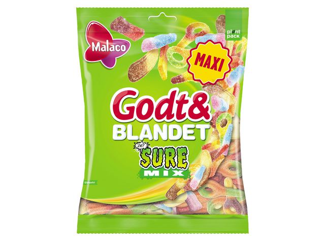 Godt og blandet MALACO Det sure 325g