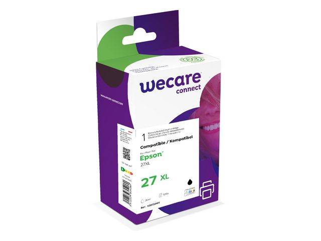 Blekk WECARE EPSON 27XL Sort