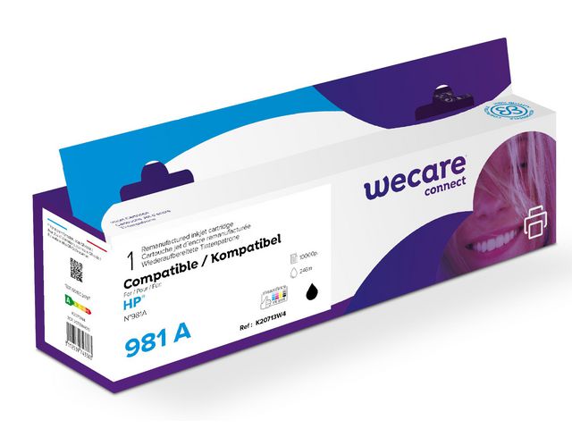 Blekk WECARE HP 981A J3M71A Sort