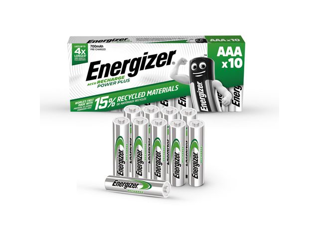 Batteri ENERGIZER Recharge AAA/NH12 (10)