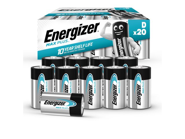 Batteri ENERGIZER Max Plus D (20)