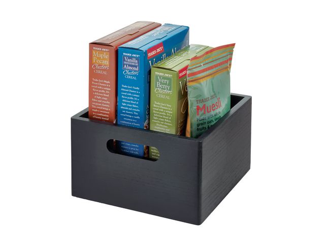 THE storage box 25x25 black