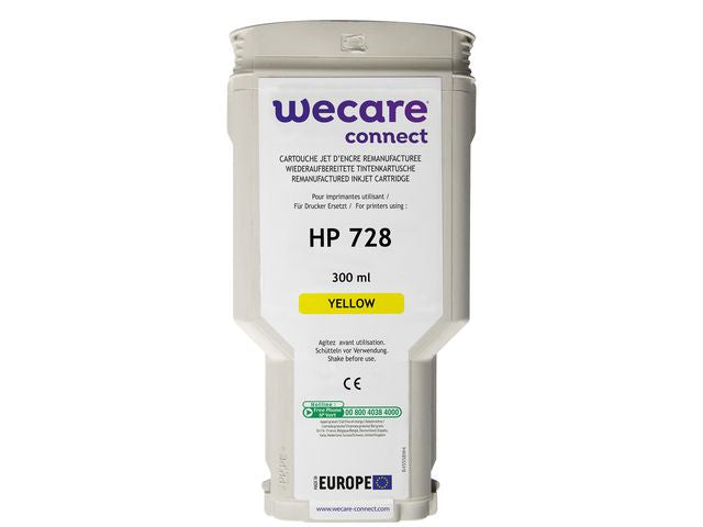 Blekk WECARE HP 728 F9J65A Gul