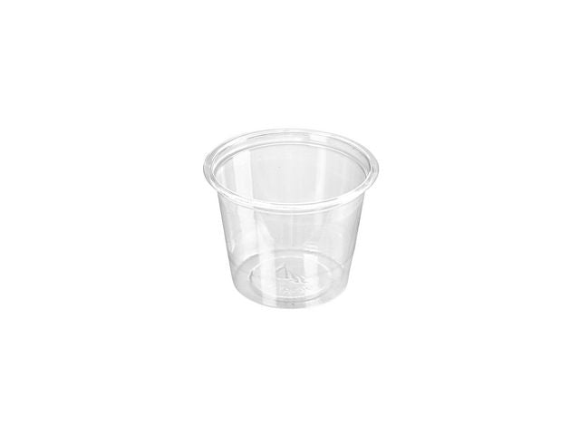 Dressing cup DUNI 30ml rpet clear (100)