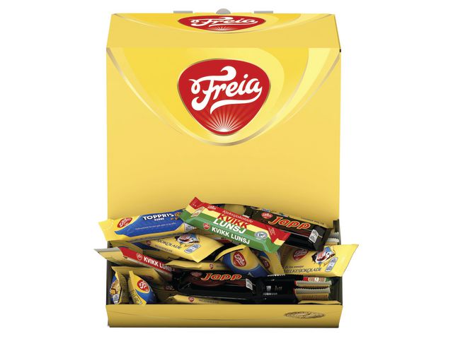 Sjokolade FREIA assortert eske 5,9kg