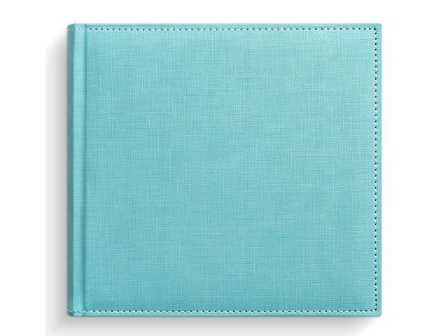 Photo album BURDE 19.5x17.5cm turquoise