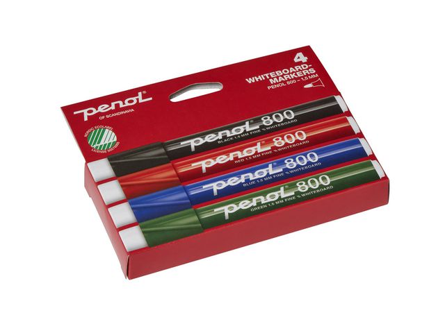 Whiteboardpenn PENOL 800 rund assort (4)