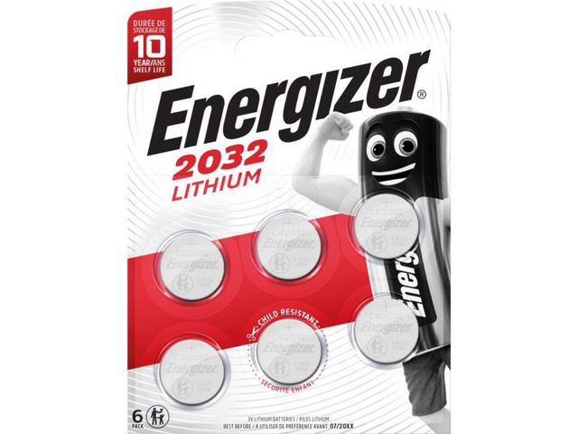 Batteri ENERGIZER Lithium CR2032 (6)