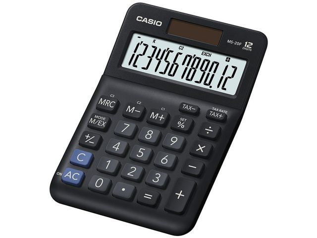 Desk calculator CASIO MS-20F Mini Black