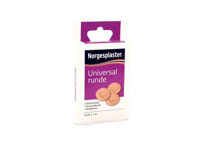 Plaster NORGESPLASTER Univ. Runde 20stk