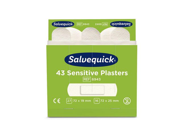 Plaster SALVEQUICK Sensitive refill (43)