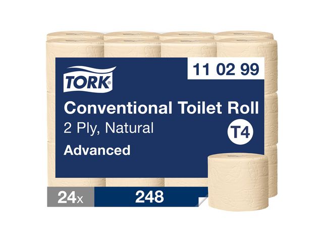 Toalettpapir TORK Adv. natur 2L T4 (24)