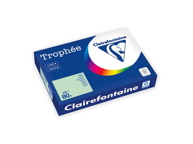 Copy paper TROPHEE A4 80g green (500)