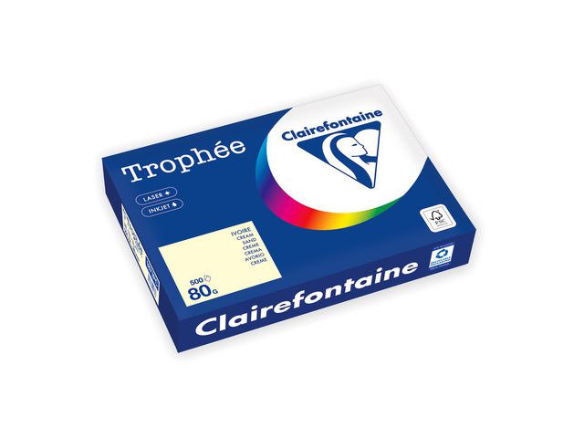 Kopipapir TROPHEE A4 80g krem (500)