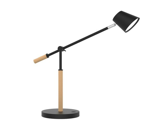 Lampe UNILUX LED Vicky tre/sort